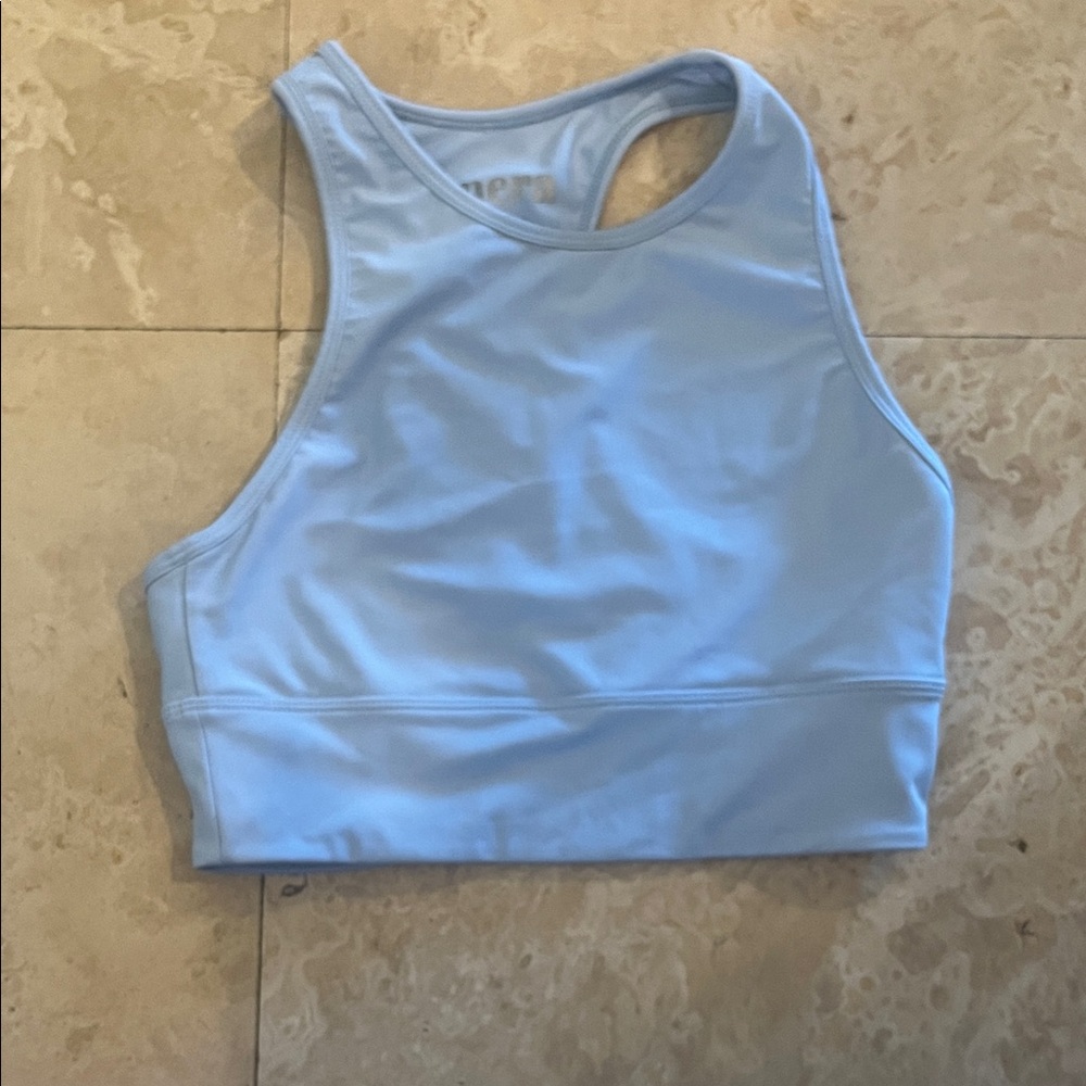 Sky Blue Women's Crop Top